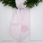 front door decor  WREATH SASH Embroidered Wreath Sash   Spring Wreath Summer